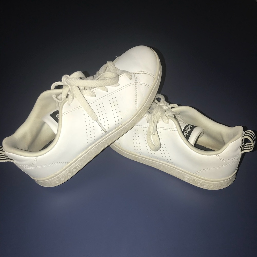 ADIDAS WHITE NEO FOAM SNEAKERS